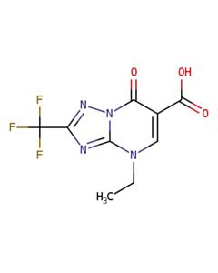 Astatech 4-ETHYL-7-OXO-2-(TRIFLUOROMETHYL)-4,7-DIHYDRO-[1,2,4]TRIAZOLO[1,5-A]PYRIMIDINE-6-CARBOXYLIC ACID; 1G; Purity 97%; MDL-MFCD30607259